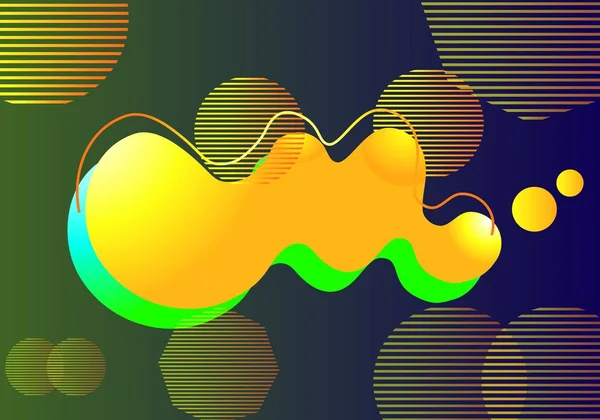 Abstrait forme liquide fond — Image vectorielle