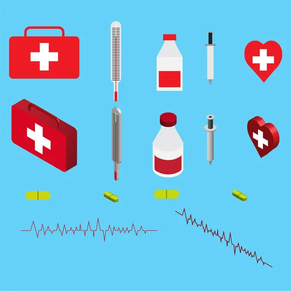 Символ медицинского оборудования или аптеки — стоковый вектор