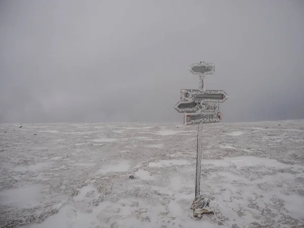 Piesze Ścieżki Monte San Primo Zimie Lombardia Włochy — Zdjęcie stockowe