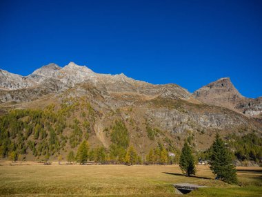 Alpe Veglia ve Alpe Devero Natural Park Devero ovası, Piedmont, İtalya