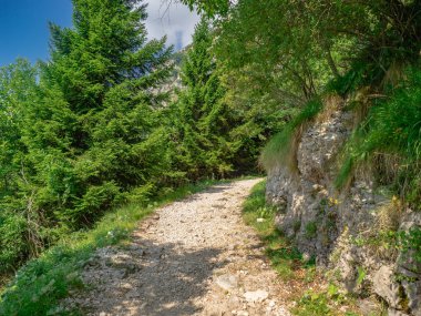Yol 52 tünelleri Hiking Trail, Veneto, İtalya