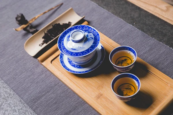 Chinese Teapot Tea Cups — Stock Photo, Image