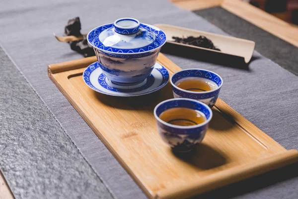 Chinese Teapot Tea Cups — Stock Photo, Image