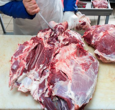 kesim et et dükkanda