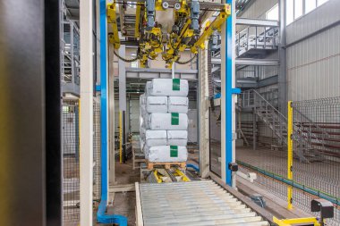 konveyör, turba substrat satır doldurma