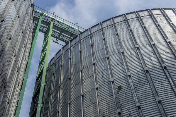 Grenier Spécialement Équipé Pour Stockage Long Terme Grain — Photo