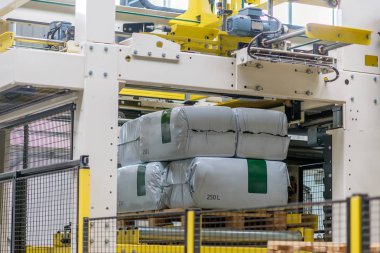 konveyör, turba substrat satır doldurma