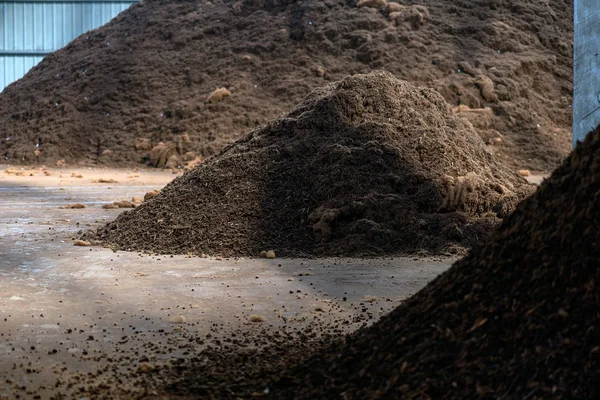 Torffraktion Der Aufbereitungsanlage — Stockfoto