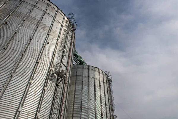 Plaats Van Graanschuur Speciaal Uitgerust Voor Langdurige Opslag Van Graan — Stockfoto