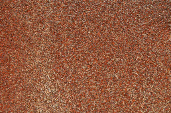 Homogene en grof roestig oranje metaaloppervlak — Stockfoto