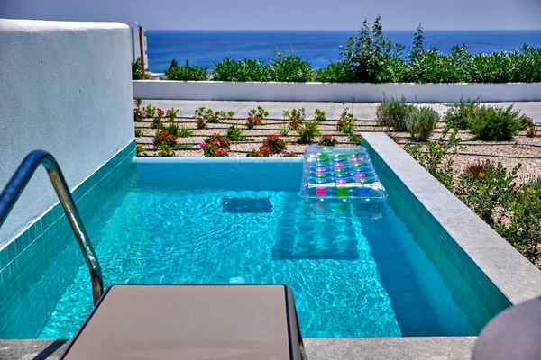 Private pool in the hotel room with sea view 2018