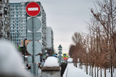Seyahat işareti Moskova'da kış 2019 yasaklanmıştır