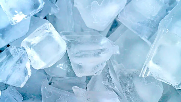 Close up ice cube background — Stock Photo, Image