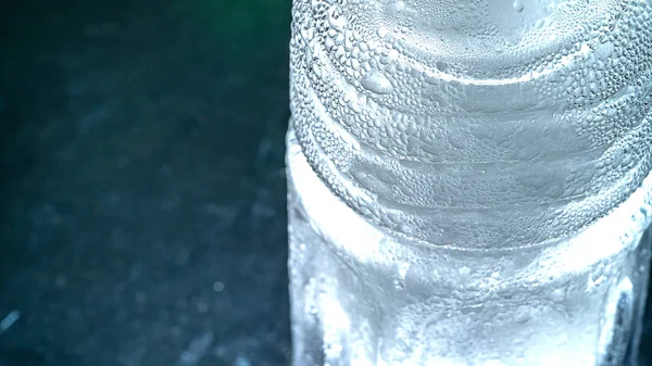 Close up condensation on bottle — Stock Photo, Image