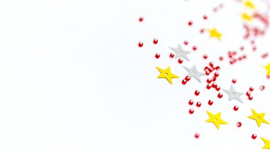 Noel kompozisyon dekorasyonu. Gümüşten ve gümüşten yapılmış desen