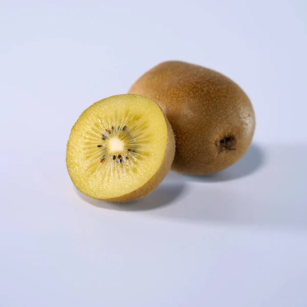 Kiwi Skiva Vit — Stockfoto