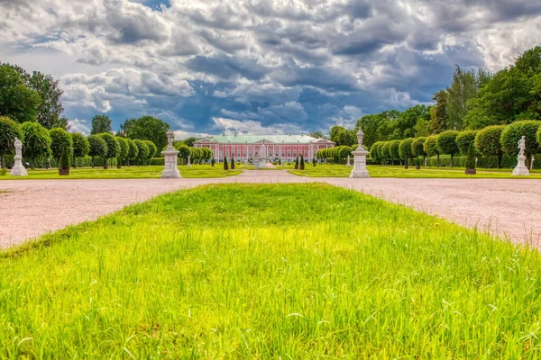 Kuskovo Herrgård Den Viktigaste Herrgården Kuskovo Park Solig Sommardag Estate — Stockfoto