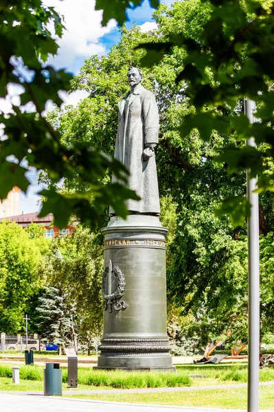 Monument Dzerzhinsky Dans Parc Muzeon Moscou Russie Juin 2019 — Photo