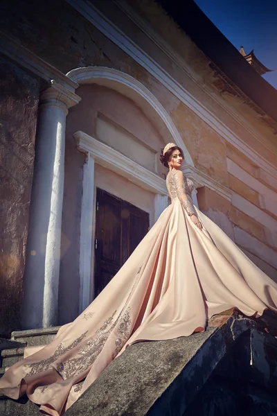 Bride Beautiful Dress Girl — Stock Photo, Image