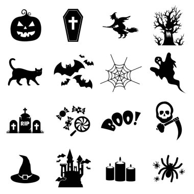vektör Halloween Icon set