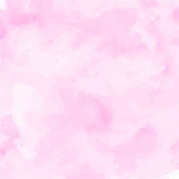 Růžový Akvarel Jemné Vektorové Pozadí — Stockový vektor