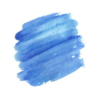 Mavi sulu boya leke vektör