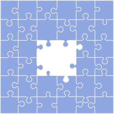 Şablon vektör sanat bulmaca