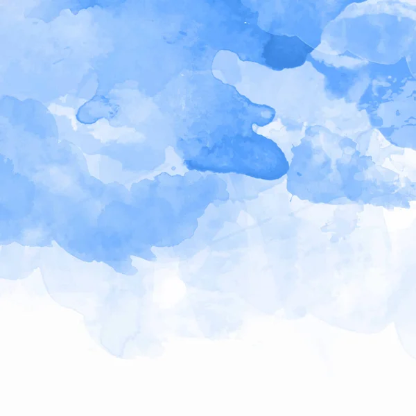 ブルー バイオレットの水彩背景ベクトル — ストックベクタ