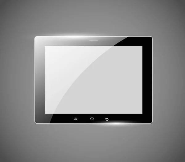 Tablette Réaliste Art Vectoriel — Image vectorielle