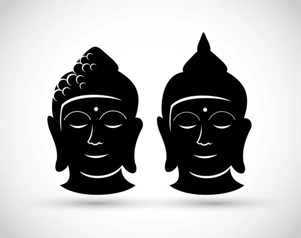 Buda Arte Icono Vector — Vector de stock