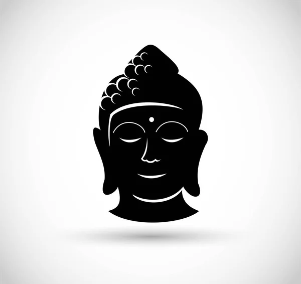 Vettore Icona Dell Arte Buddha — Vettoriale Stock