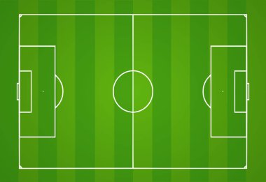 Futbol saha vektör sanat