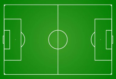 Futbol saha vektör sanat