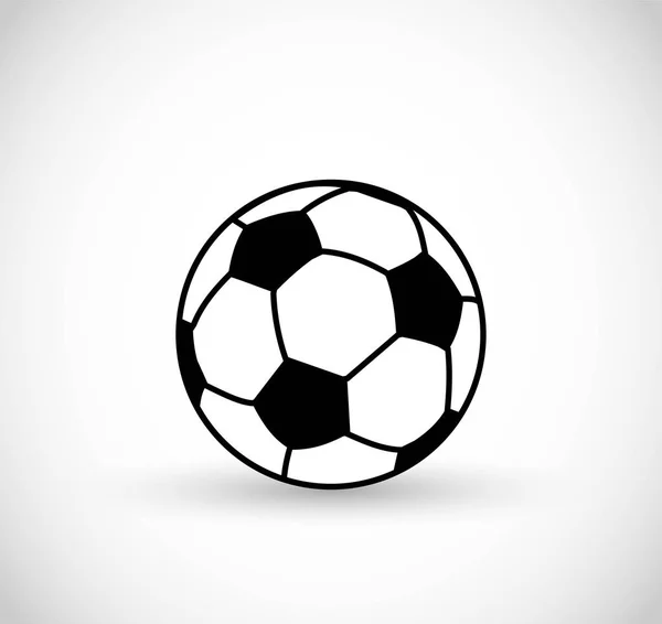 Voetbal Pictogram Vector Kunst — Stockvector