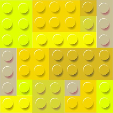 Desen renkli çocukça lego blokları vektör