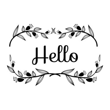 Rustik çerçeve vektör set