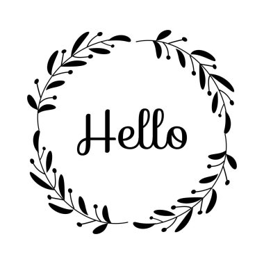 Rustik çerçeve vektör set