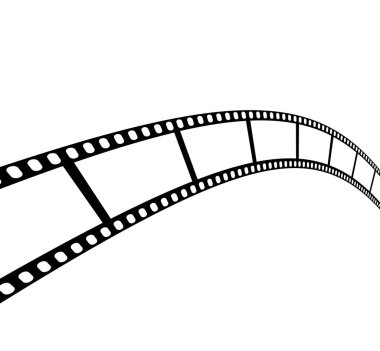 Film şeridi illüstrasyon vektör resim - birden çok kullanım olanakları