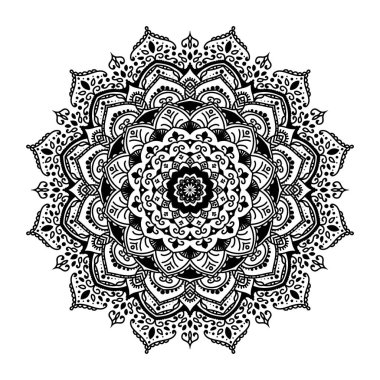 Güzel oryantal vektör mandala çizimi