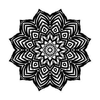 Güzel oryantal vektör mandala çizimi