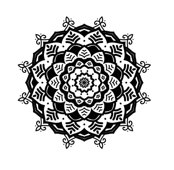 Bella Orientale Vector Mandala Illustrazione — Vettoriale Stock
