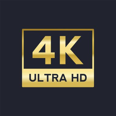 4 k Ultra Hd vektör altın üye