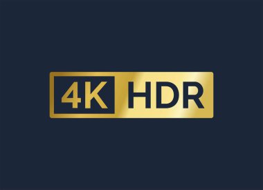 4K Ultra HD vector gold sign clipart