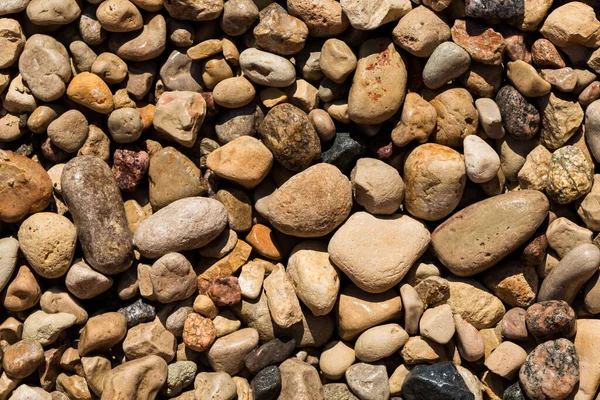 Pedra Molhada Seixos Textura Detalhes Pedra Seixos Fundo Pode Ser — Fotografia de Stock