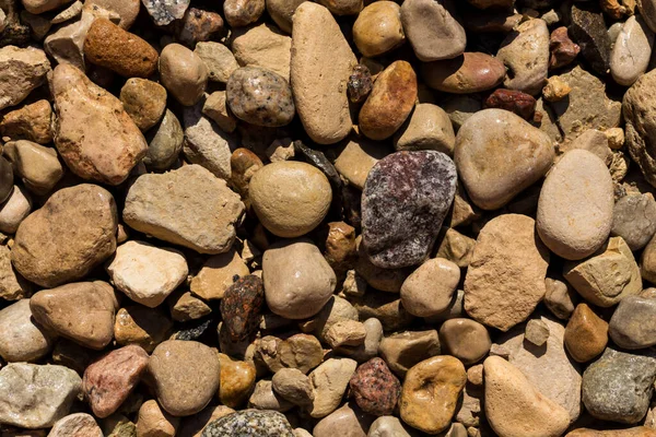 Pedra Molhada Seixos Textura Detalhes Pedra Seixos Fundo Pode Ser — Fotografia de Stock