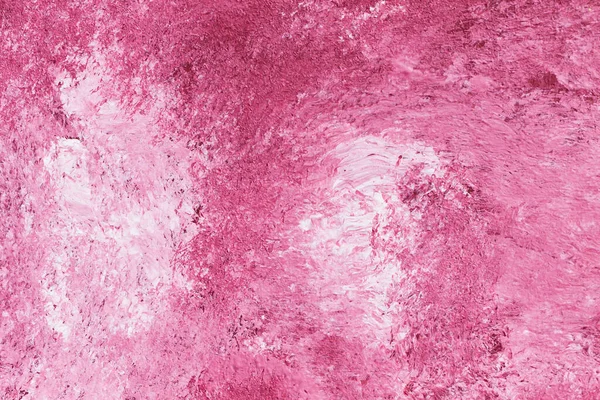 Tekstur Latar Belakang Abstrak Pink Beton Atau Plaster Buatan Tangan — Stok Foto