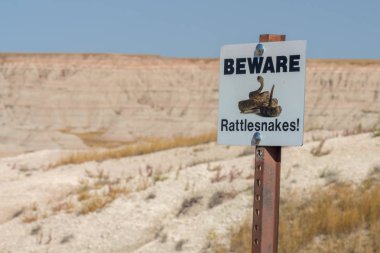 Güney Dakota'daki Badlands Eylül 2018 yılında ziyaret