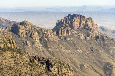 Emory tepe dışarı ve geri Big Bend, Milli Parkı Texas Trail