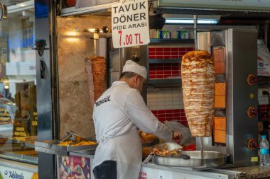 Türk döner kebabı oyma