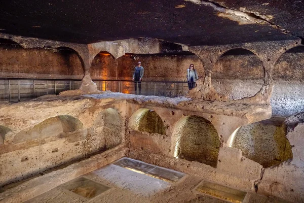 Dara Necropolis kívül Mardin, Törökország — Stock Fotó